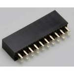 Zásuvková lišta BKL Electronic 10120960, řádky 2, kontakty na řádek 5, 1 ks