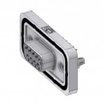 D-SUB zásuvka Deltron Connectors 180 °, pólů 9, pájené, piny, 1 ks