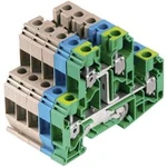 Dvojitá průchodková svorka Weidmüller WDK 10 SET LS, 1415530000, béžová, 1 ks