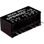 DC/DC měnič napětí, modul Mean Well DPBW06G-12, 250 mA, 6 W, Počet výstupů 2 x