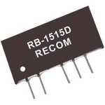 DC/DC měnič Recom RB-0515D/P (10003856), vstup 5 V/DC, výstup ±15 V/DC, ±33 mA, 1 W