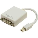 DisplayPort / DVI adaptér LogiLink CV0037 CV0037, [1x mini DisplayPort zástrčka - 1x DVI zásuvka 24+5pólová], bílá