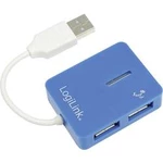 USB 2.0 hub LogiLink UA0136, 4 porty, modrá