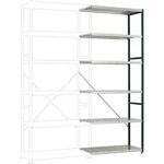 Přístavný modul regálu oddělení Manuflex RP1422.7016, (š x v x h) 1000 x 2500 x 400 mm
