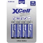 Tužková baterie AA lithiová XCell XTREME FR6/L91, 1.5 V, 4 ks