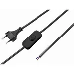 Síťový kabel s napájecí zásuvkou Basetech BT-2336886, 1.50 m, černá