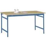 Manuflex BB3015.5007 Servírovací stolek základní stacionárně s multiplex stolní deska v briliantově modrá RAL 5007, Šxhxv: 1000 x 600 x 780 mm