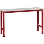 Manuflex AU8069.3003 Pracovní Přístavný stůl univerzální speciální s PVC dekorační deska, Šxhxv = 1500 x 1000 x 722-1022 mm