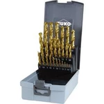 Sada spirálových vrtáků RUKO 250215TRO, 1 mm, 1.5 mm, 2 mm, 2.5 mm, 3 mm, 3.5 mm, 4 mm, 4.5 mm, 5 mm, 5.5 mm, 6 mm, 6.5 mm, 7 mm, 7.5 mm, 8 mm, 8.5 mm
