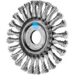 Kulatý kartáč KŮŇ, 125 x 28 mm, tloušťka drátu 0,5 mm S otvorem 22,2 PFERD POS RBG 12512/22,2 INOX 0,50, 43303008, 1 ks