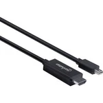 HDMI kabel Manhattan [1x mini DisplayPort zástrčka - 1x HDMI zástrčka] černá 100.00 cm