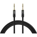 Kabel Warm Audio 55-90046 (2), [1x jack zástrčka 6,3 mm - 1x jack zástrčka 6,3 mm], 3.00 m, černá