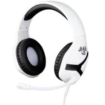 Konix NEMESIS PS5 HEADSET Headset na kabel přes uši, jack 3,5 mm, černá/bílá