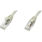 Síťový kabel RJ45 Telegärtner L00000E0011, CAT 5e, U/UTP, 1.00 m, šedá