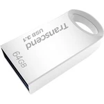 USB flash disk Transcend JetFlash® 710S TS64GJF710S, 64 GB, USB 3.2 Gen 1 (USB 3.0), stříbrná
