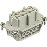 Konektorová vložka, zásuvka Han® E 09 33 010 2701 Harting 10 + PE, šroubovací připojení, 10 ks