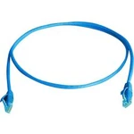 Síťový kabel RJ45 Telegärtner L00000A0292, CAT 6, U/UTP, 0.50 m, modrá