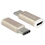 Adaptér USB 2.0 Delock [1x USB-C™ zástrčka - 1x micro USB 2.0 zásuvka B] měděná