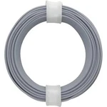 Spojovací drát 1 x 0.20 mm², vnější Ø 0.50 mm, šedá, 10 m