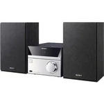 Stereo systém Sony CMT-SBT20B, AUX, Bluetooth, CD, DAB+, NFC, FM, USB, černá, stříbrná