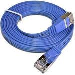 Síťový kabel RJ45 Slim Wirewin PKW-STP-SLIM-KAT6 0.25 BL, CAT 6, U/FTP, 25.00 cm, modrá