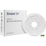 Vlákno pro 3D tiskárny Sindoh 3DP200PWH-R, PLA plast, 1.75 mm, 700 g, bílá