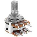 Otočný potenciometr Stereo Alpha RV16A01F20KA50KM RV16A01F20KA50KM, 0.05 W, 50 KΩ, 1 ks