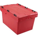 Univerzální box s odklápěcím víkem Profi Plus CrocoLid 40/32 Allit ProfiPlus CrocoLid 40/32 456662, (š x v x h) 600 x 349 x 400 mm, červená