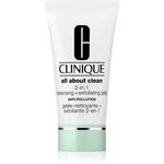Clinique All About Clean 2-in-1 Cleansing + Exfoliating Jelly exfoliační čisticí gel 150 ml