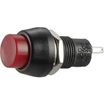 Tlačítko TRU COMPONENTS TC-R13-84A-05RT, 250 V/AC, 1 A, červená, 1 ks