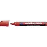Edding edding 300 4-300002 permanentní popisovač , červená