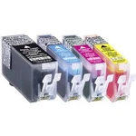 Ink sada náplní do tiskárny Basetech BTC81 1513,0050-126, kompatibilní, černá, azurová, purppurová, žlutá Ink sada náplní do tiskárny Basetech BTC81 1513,0050-126, kompatibilní, černá, azurová, purppurová, žlutá
