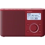 Přenosné rádio Sony XDR-S61D, AUX, červená