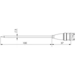 Vpichovací sonda Greisinger GF 2T 610863, -70 do 250 °C, 100 mm, typ senzoru=Pt1000, Kalibrováno dlebez certifikátu