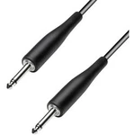 Instrumentální kabel s pogumováním JACK 6,3 mm Paccs, 3 m, černá