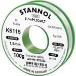 Cínová pájka PBF Sn99Cu1, Ø 1 ,5 mm, 100 g, Stannol KS115