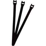 Stahovací páska se suchým zipem Fastech E1-3-330-B100, 250 x 13 mm, černá
