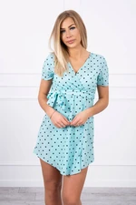 Spotted dress mint