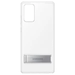 Kryt na mobil Samsung Clear Standing Cover na Galaxy Note20 (EF-JN980CTEGEU) priehľadný puzdro na mobil • zadný kryt • materiál: plast • výstuhy na oc