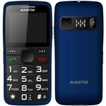 Mobilný telefón Aligator A675 Senior (A675BE) modrý tlačidlový telefón • 2,2" uhlopriečka • TFT LCD displej • 220 × 176 px • zadný fotoaparát 0,3 Mpx 