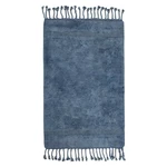 Modrá bavlnená kúpeľňová predložka Irya Home Collection Paloma, 70 x 110 cm