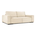Béžová menčestrová rozkladacia pohovka Mazzini Sofas Azalea