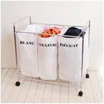 Delený kôš na bielizeň Compactor Organized Washing
