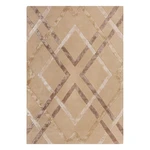 Béžový viskózový koberec Flair Rugs Trellis, 120 x 170 cm