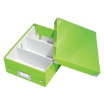 Zelená škatuľa s organizérom Leitz Office, dĺžka 28 cm