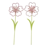 Súprava 2 zapichovadiel do kvetináča Ego Dekor Rosa