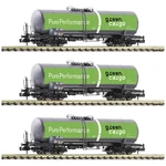 Fleischmann 825817 N Súprava 3 cisternových vozňov Green Cargo