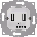 2USB 2U-449474 1-násobný vložka pod omietku   IP20 svetlosivá