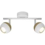 Brilliant Scan G59413/75 stropná lampa LED  GU10  6 W biela, drevo (svetlé)