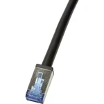 LogiLink CQ7053S RJ45 sieťové káble, prepojovacie káble CAT 6A S/FTP 2.00 m čierna tienený, odolný proti UV žiareniu, od